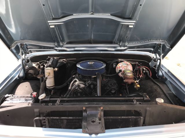 Blue 1968 Chevrolet C-10 Cab & Chassis with Black interior