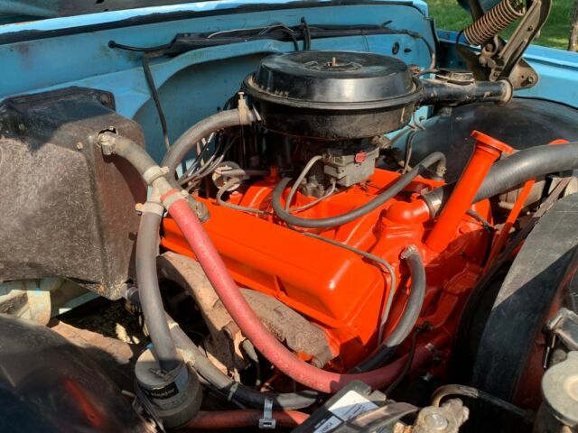 Blue 1968 Chevrolet C-10 Standard Cab Pickup with Blue interior