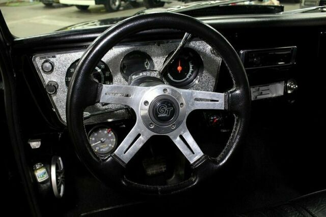 Black 1968 Chevrolet C-10 -- with Black interior