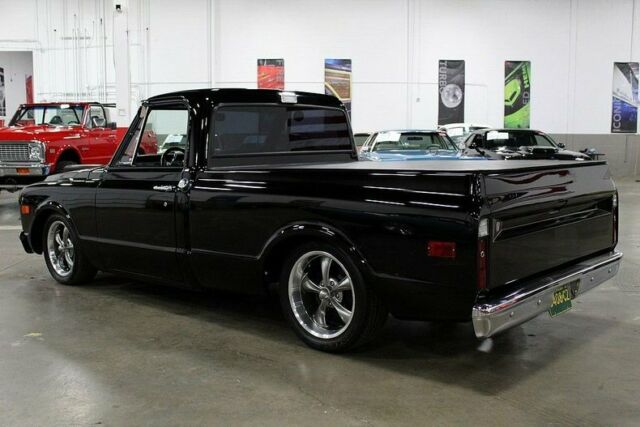 Black 1968 Chevrolet C-10 -- with Black interior