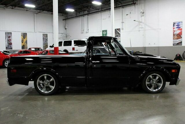 Black 1968 Chevrolet C-10 -- with Black interior