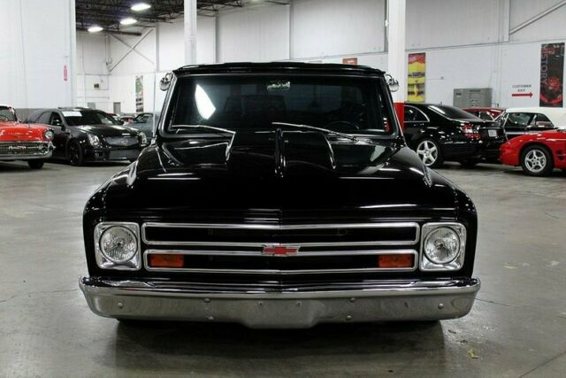 Black 1968 Chevrolet C-10 -- with Black interior