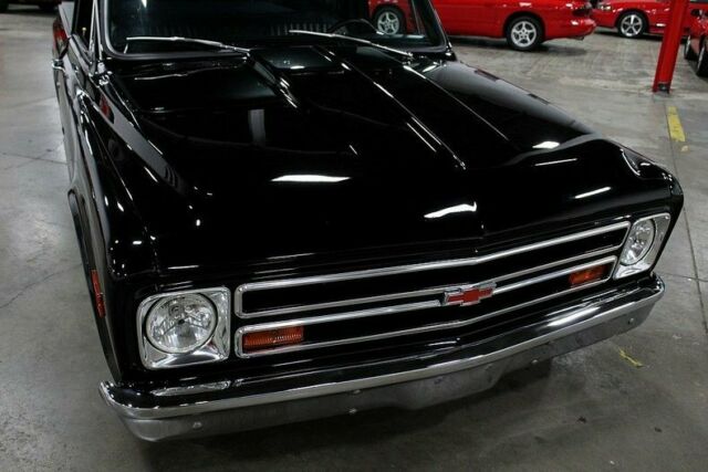 Black 1968 Chevrolet C-10 -- with Black interior