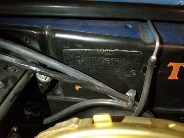 LeMans Blue 1968 Chevrolet Camaro Hardtop with Black interior