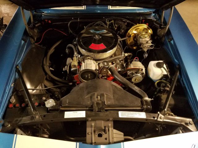 LeMans Blue 1968 Chevrolet Camaro Hardtop with Black interior