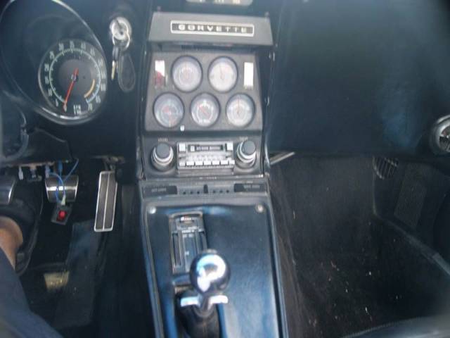 White 1968 Chevrolet Corvette Convertible with Black interior