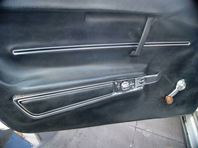 White 1968 Chevrolet Corvette Convertible with Black interior