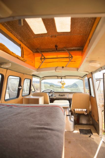 Gold 1968 Chevrolet G20 Van Standard Passenger Van with Gold interior