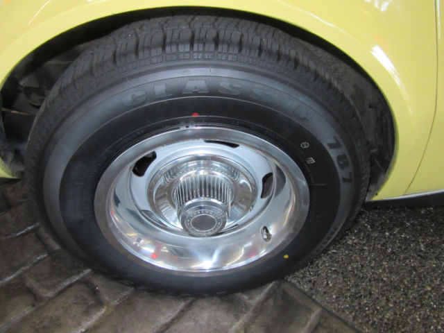 Yellow 1968 Chevrolet Corvette with Black interior