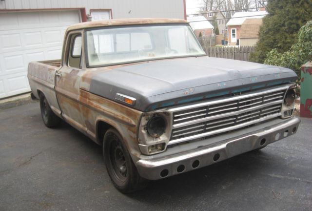 1968 Ford F-100 Standard Cab Pickup with Tan interior