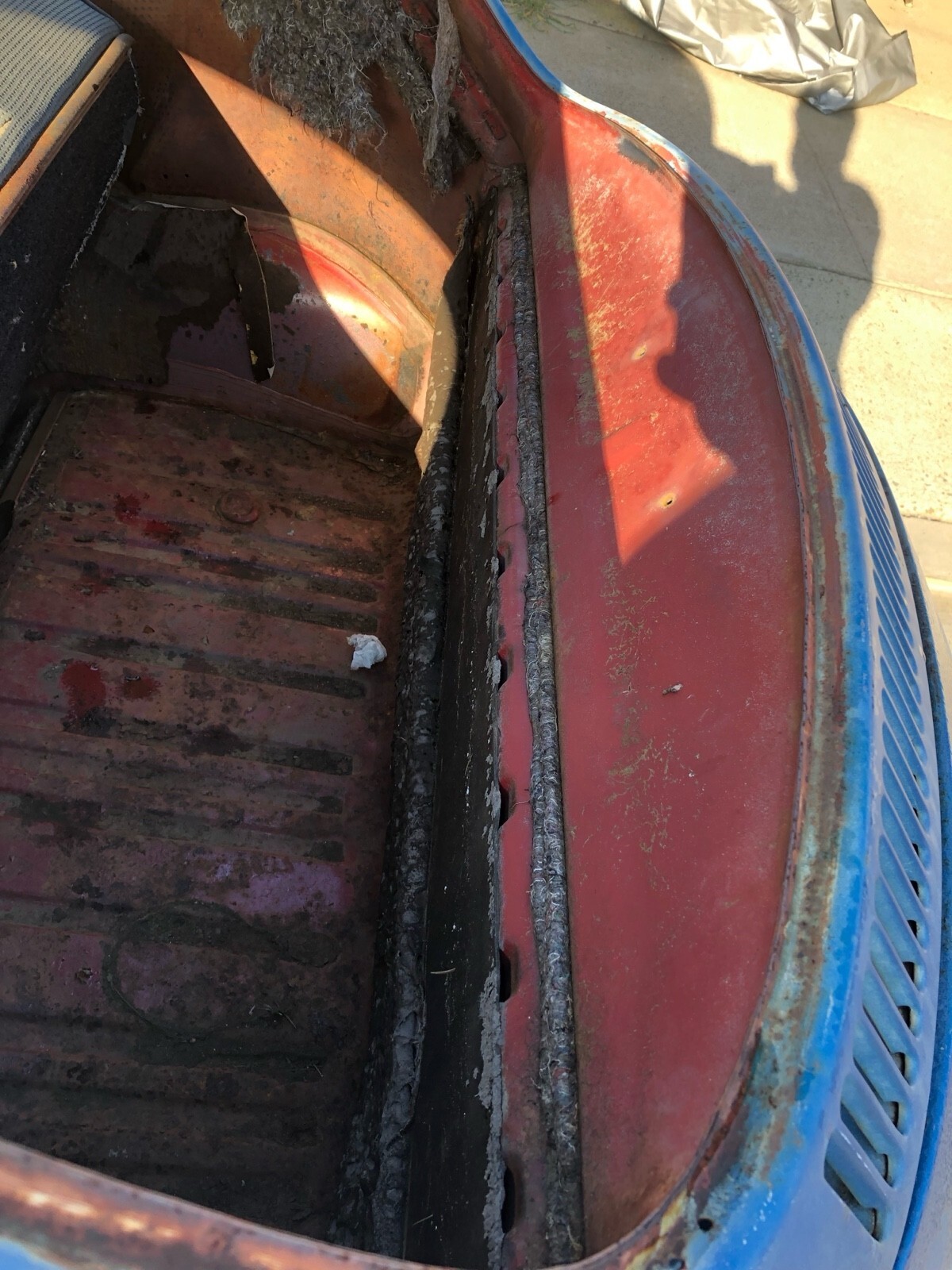 Blue 1968 Volkswagen Beetle