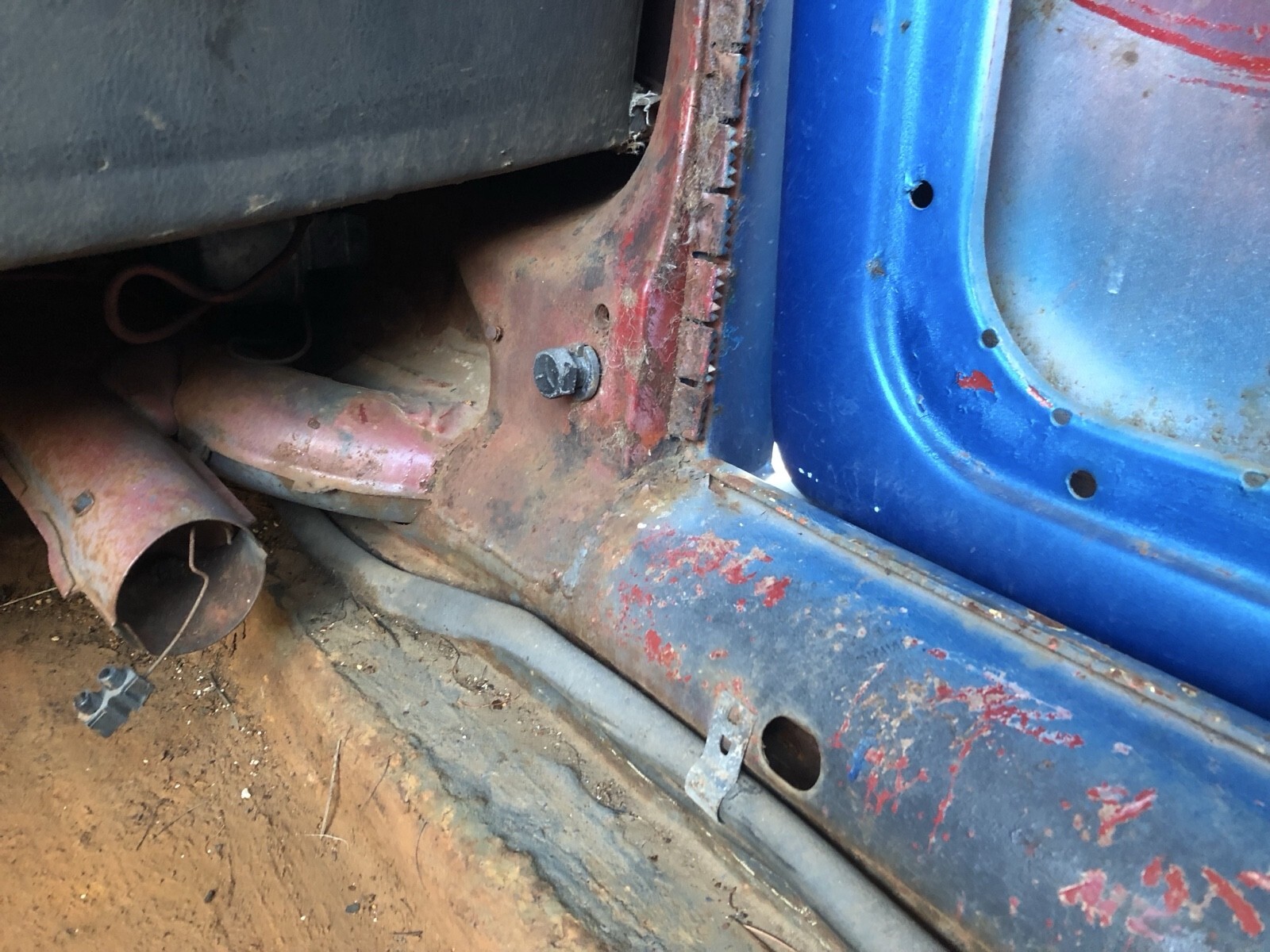 Blue 1968 Volkswagen Beetle