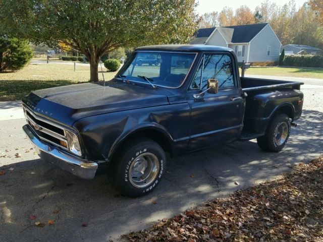 Blue 1969 Chevrolet C-10 Standard Cab Pickup