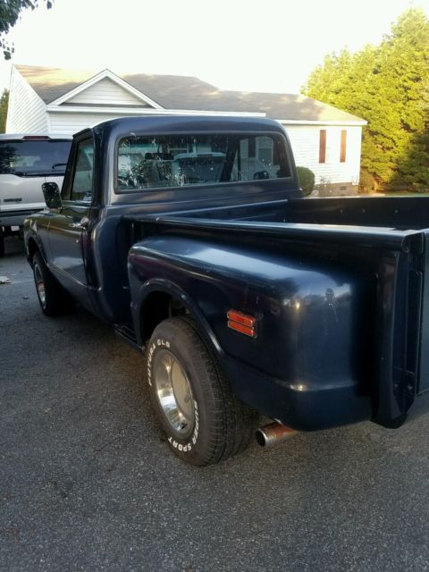 Blue 1969 Chevrolet C-10 Standard Cab Pickup