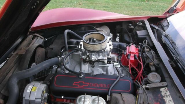 Red 1969 Chevrolet Corvette stingray with Red interior