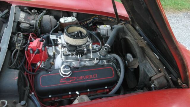 Red 1969 Chevrolet Corvette stingray with Red interior