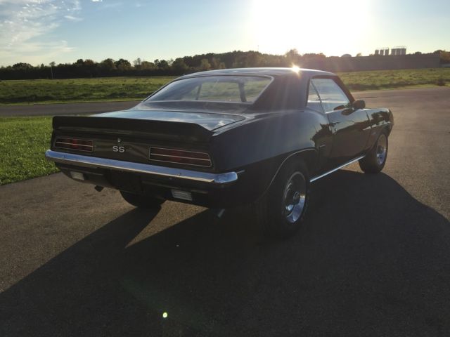 Black 1969 Chevrolet Camaro Coupe with Black interior