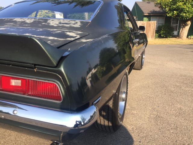 Green 1969 Chevrolet Camaro Coupe with Green interior