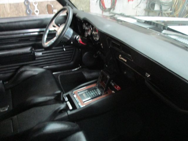 Black 1969 Chevrolet Camaro Coupe with Black interior