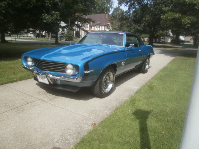 Blue 1969 Chevrolet Camaro Coupe with Black interior