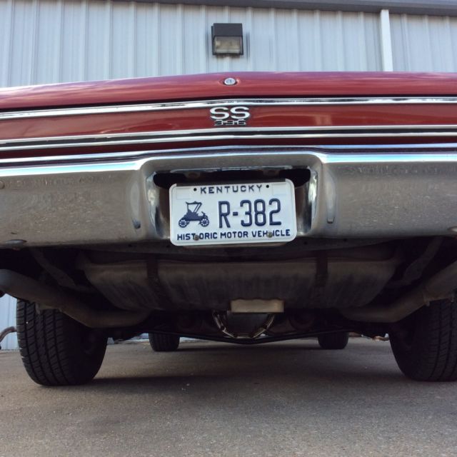 Red 1969 Chevrolet Chevelle