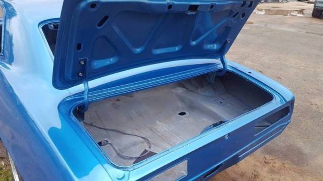Blue 1969 Chevrolet Camaro Coupe with Gray interior