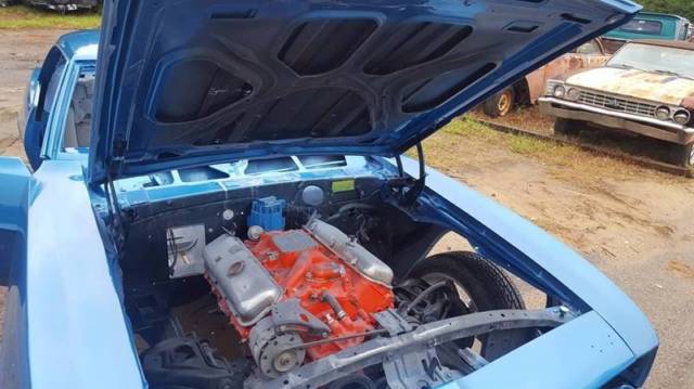 Blue 1969 Chevrolet Camaro Coupe with Gray interior