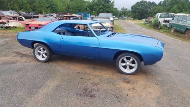 Blue 1969 Chevrolet Camaro Coupe with Gray interior