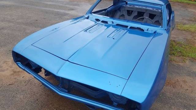 Blue 1969 Chevrolet Camaro Coupe with Gray interior