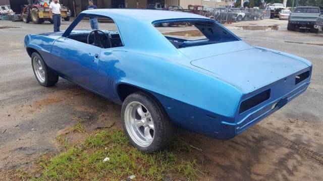 Blue 1969 Chevrolet Camaro Coupe with Gray interior