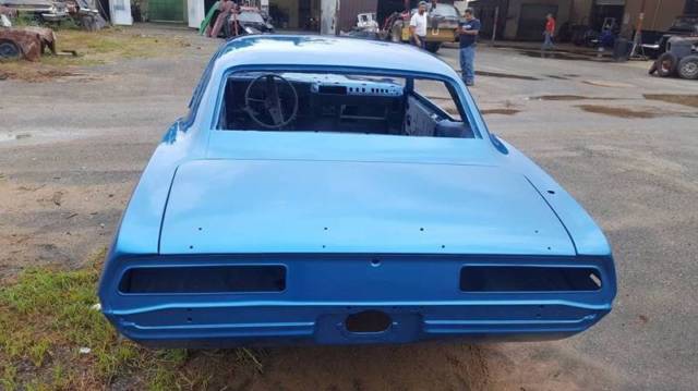 Blue 1969 Chevrolet Camaro Coupe with Gray interior
