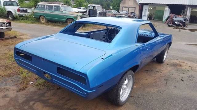 Blue 1969 Chevrolet Camaro Coupe with Gray interior