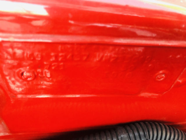 Red 1969 Chevrolet Camaro -- with Black interior