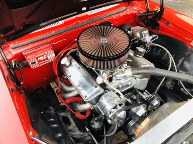 Red 1969 Chevrolet Camaro -- with Black interior