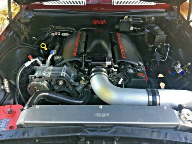 Burgundy 1969 Chevrolet Camaro Convertible with White interior
