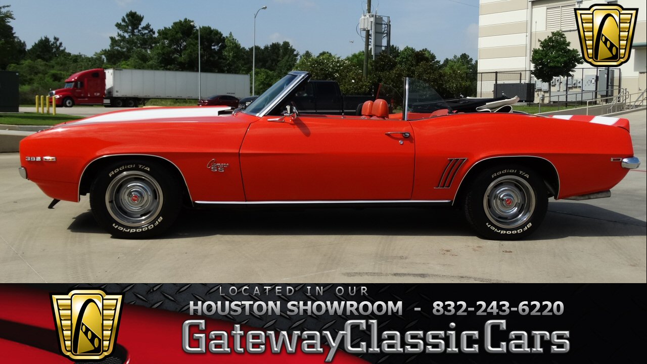 Orange 1969 Chevrolet Camaro with Orange interior