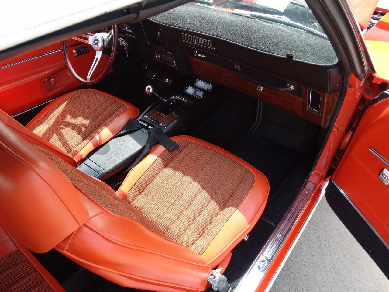 Orange 1969 Chevrolet Camaro with Orange interior