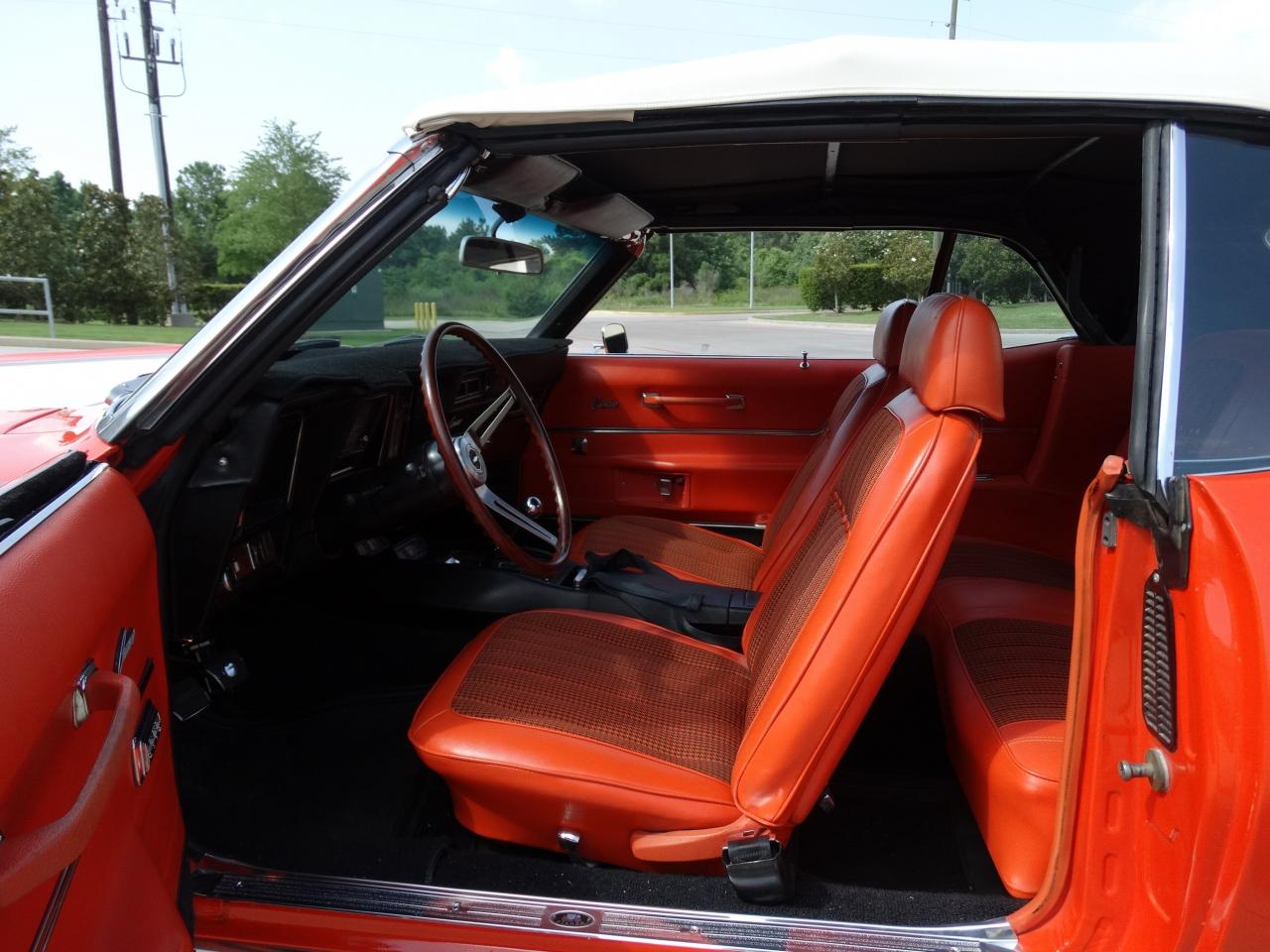Orange 1969 Chevrolet Camaro with Orange interior