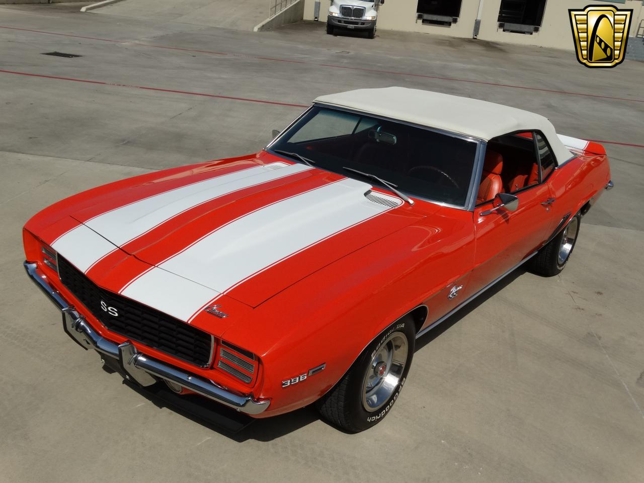 Orange 1969 Chevrolet Camaro with Orange interior