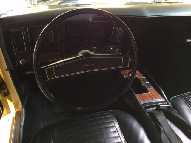 Daytona Yellow 1969 Chevrolet Camaro Coupe with Black interior