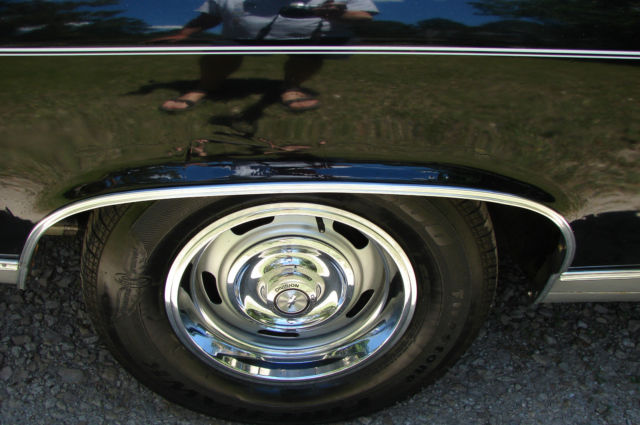 Black 1969 Chevrolet Chevelle Convertible with Ivory interior