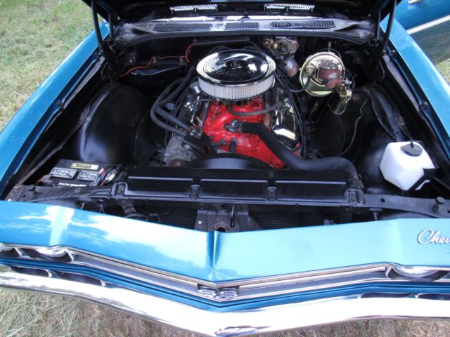 Blue 1969 Chevrolet Chevelle Convertible with Black interior