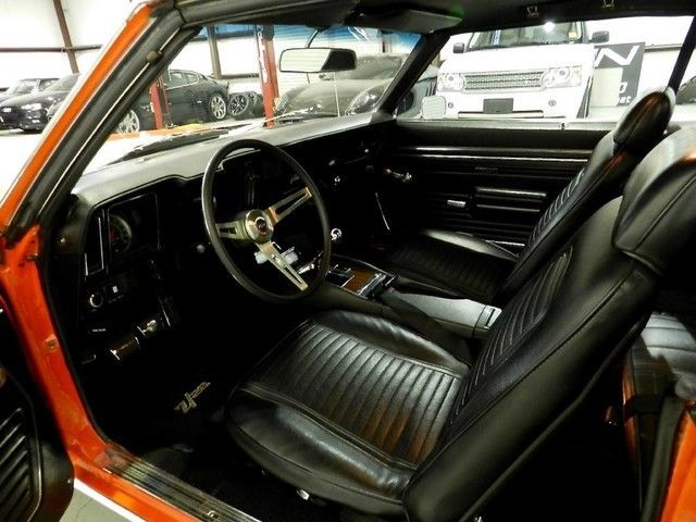 Orange 1969 Chevrolet Camaro Coupe with Black interior
