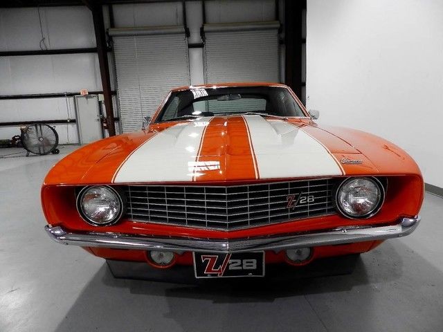 Orange 1969 Chevrolet Camaro Coupe with Black interior