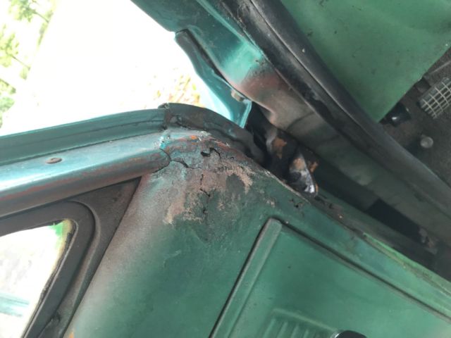 Green 1969 Chevrolet C-10 with Brown interior
