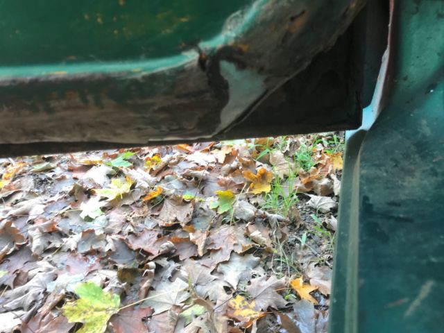 Green 1969 Chevrolet C-10 with Brown interior