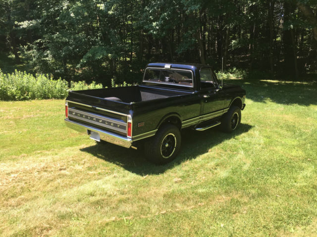 Black 1969 Chevrolet C-10 Pickup with Tan interior