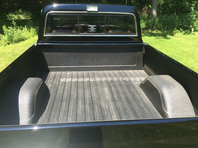 Black 1969 Chevrolet C-10 Pickup with Tan interior