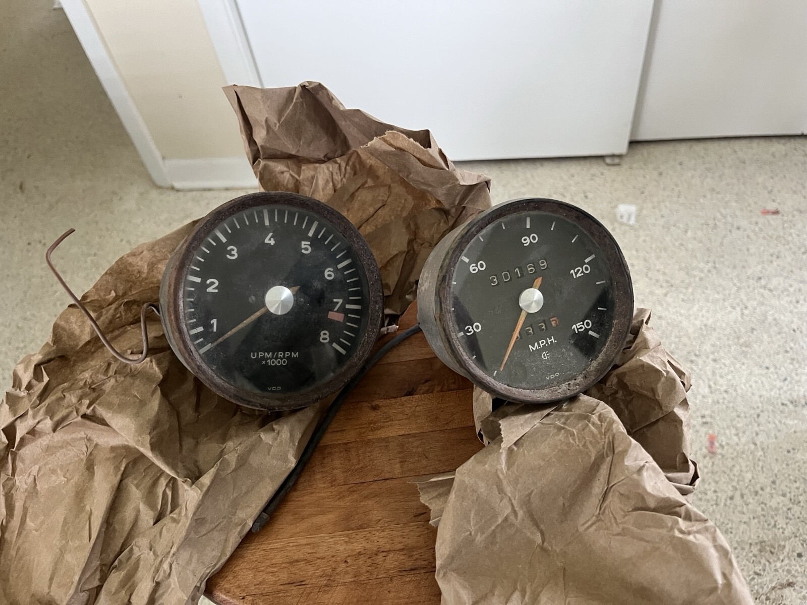 White 1969 Porsche 911 Coupe