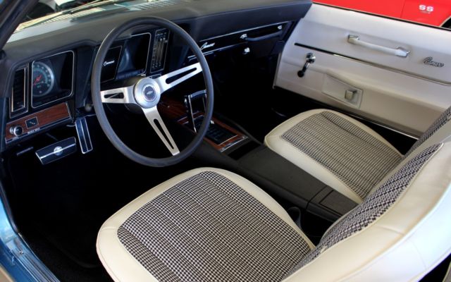 Blue 1969 Chevrolet Camaro N/A with White interior